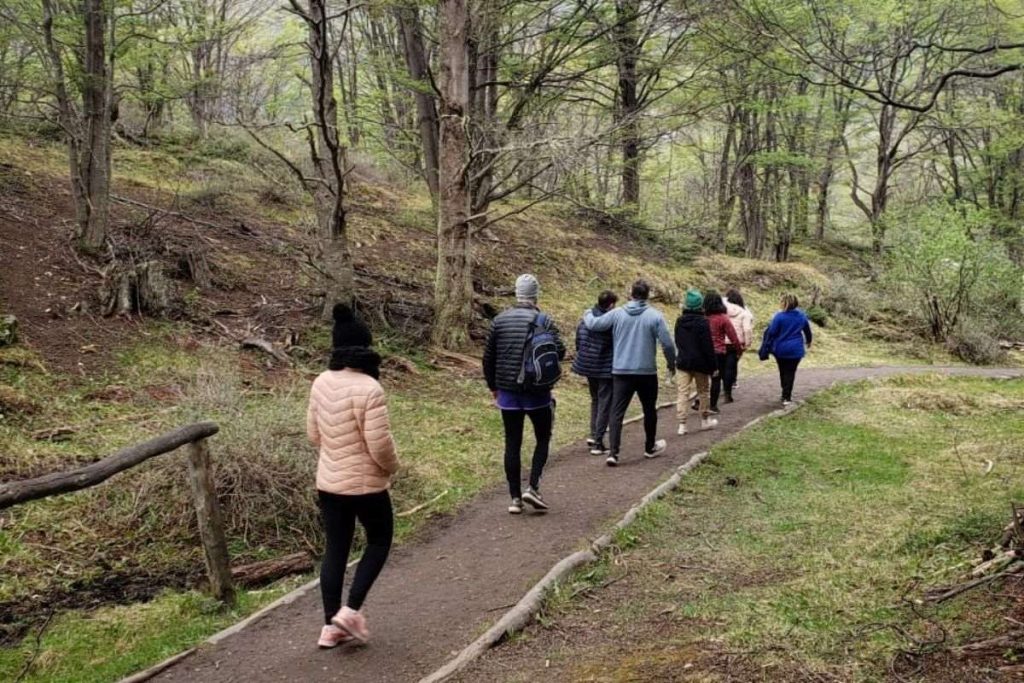 trekking en el parque nacional