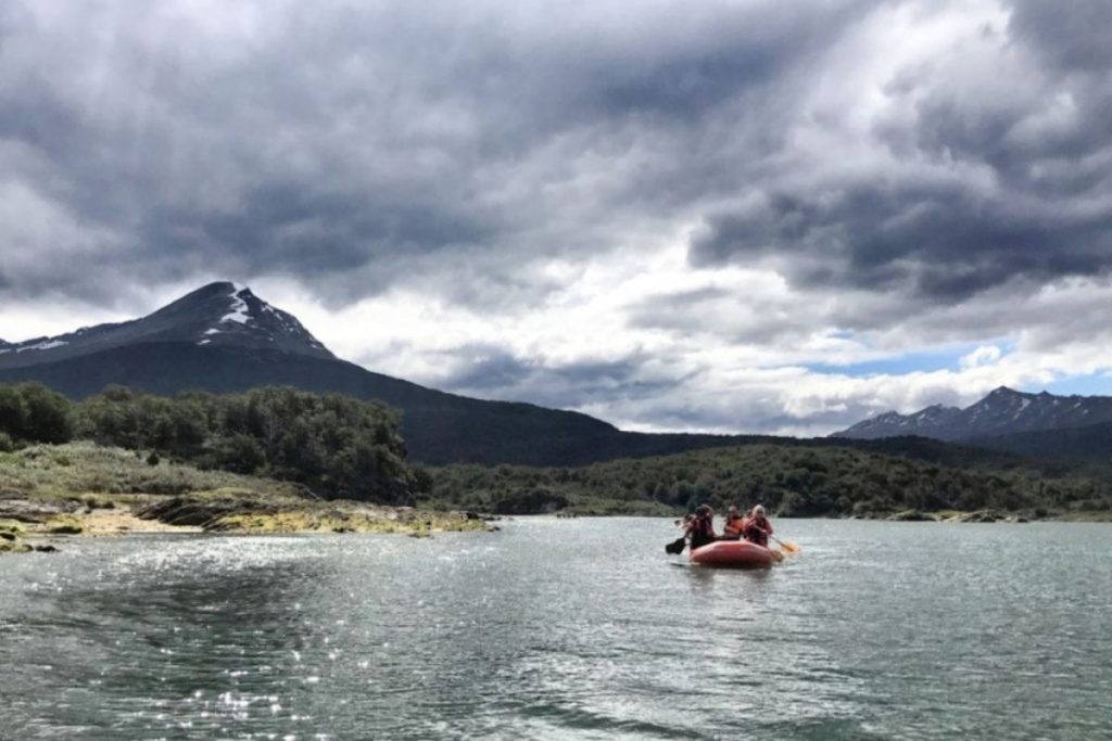 Canoas en el parque nacional