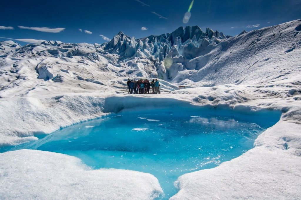 Minitrekking sobre el perito moreno